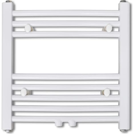 Sèche-Serviettes Chauffage Central Incurvé 480x480mm + Connecteurs CFW240882 (1/5)