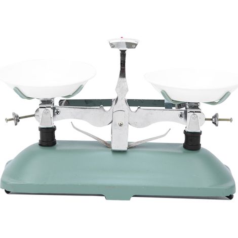 Plateau de balance mécanique avec jeu de poids, accessoires pour expériences de chimie et de physique, 100 g