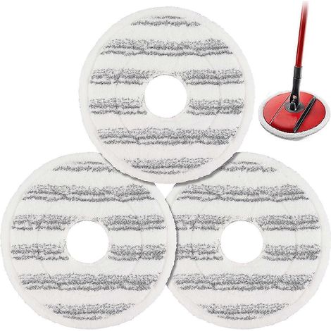 Lot de 3 recharges pour balai essoreur Vileda Spin And Clean - Tête de rechange pour balai essoreur - Lavables et réutilisables en microfibre (1/5)