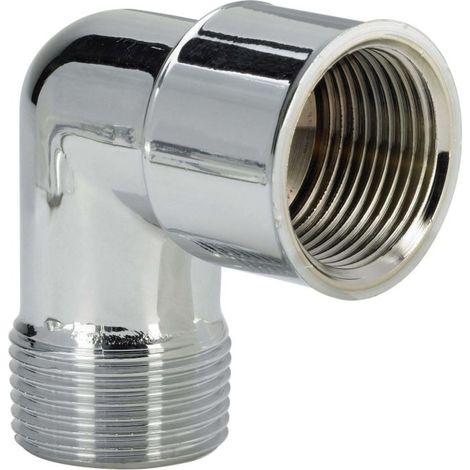 Viega angle 1613 3/8 « R / Rp, 90 °, chrome Messig,