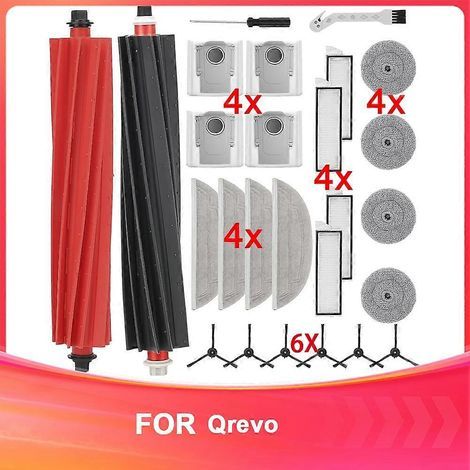 Accessoires pour Roborock S8 Maxv Ultra pièce détachée Accessoire Lot avec Dust Bags – Main Brosses – Filtres Wipes (1/5)