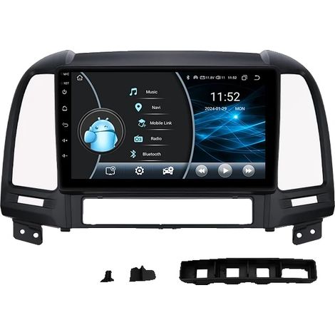 Radio multimedia, pantalla de 9 pulgadas, compatibilidad con Android 13, W1 (1/2)