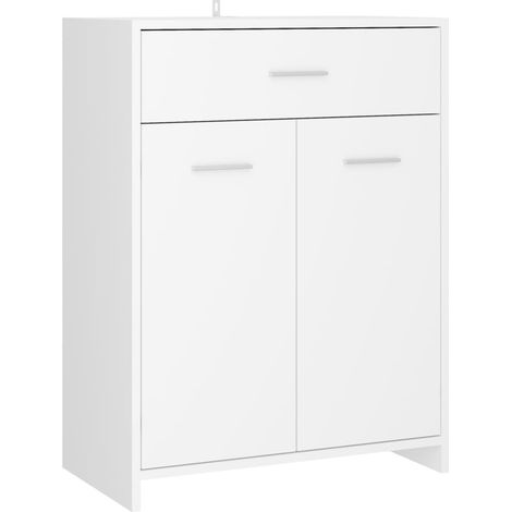 Meuble de rangement Blanc 60x33x80 (1/5)