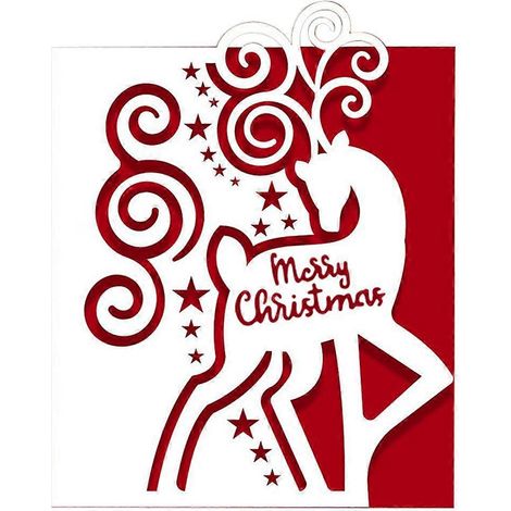 Weihnachtskarten mit Elchmotiv, Metallstanzformen, Schablone, DIY-Scrapbooking-Album, Papierkartenvorlage, Prägeform