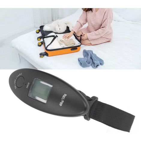 WH-A15 Petite balance électronique portable 40 kg, mini balance de voyage électronique pour sacs et bagages, balance électronique de poche (1/5)