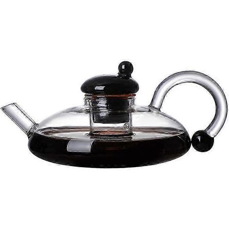 Théière Sereno 20 oz avec filtre, théière en verre et infuseurs (1/4)