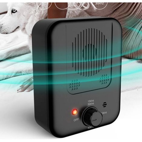 Dispositif Anti-Aboiement Ultrason pour Chiens - Étanche - Automatique - Convient aux Petits et Grands Chiens (1/5)