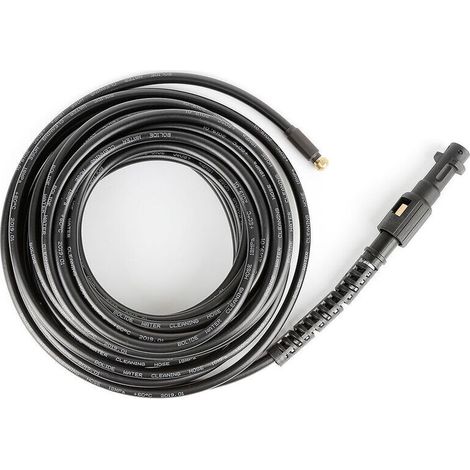 15M Tuyau Déboucheur Flexible, Nettoyage Haute Pression pour Éviers, Kit avec Adaptateur pour Karcher K1-K7 (1/4)