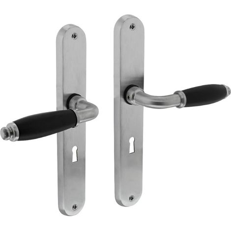 Poignée Courgette Trou de serrure ovale chrome mat - 0017.020624 (1/2)