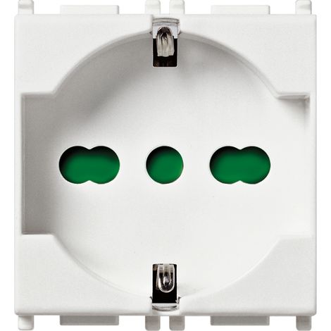 VIMAR - 14210.AB Prise antibactérienne universelle 2P+T 16A