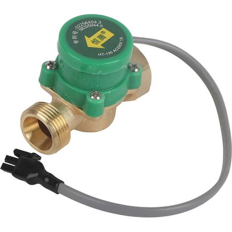 Stück HT-120 AC220V 1A G3/4"-3/4" Gewinde Wasserpumpen-Durchflusssensor-Schalter