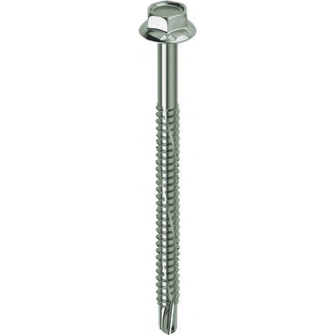 Mustad 20 viti Kovervit autoperforanti testa esagonale collare 6x50 mm (1/2)