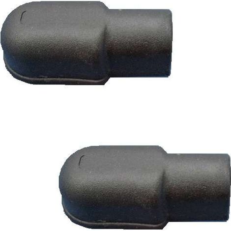 Cyclingcolors – Lot de 2 caches cosses en PVC noir 17x25x38mm – Protection anti-parasite pour connexions électriques – Isolation efficace contre la poussière