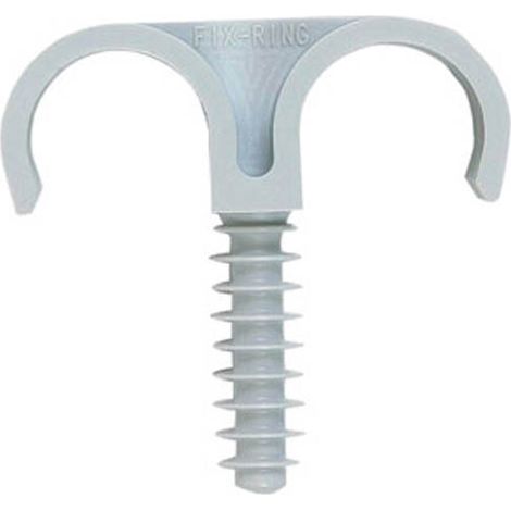 RAM – Seau de 100 colliers de serrage gris double 20 mm – Diamètre de serrage mini 10 mm – Pour bois dur et teck – Fixations fiables (1/5)