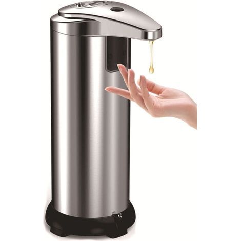 Automatic soap dispenser – Infrared sensor – Waterproof stainless steel – For disinfectant and liquid soap (1/5)