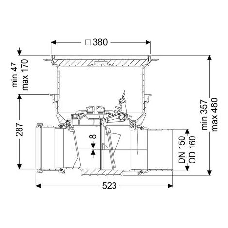 KESSEL 720150.10X clapet anti-refoulement Staufix