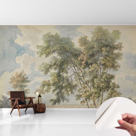 Carta da parati autoadesiva - Fotomurale adesivo - design elegante - stile moderno - Natura romantica 416x254 cm (1/5)