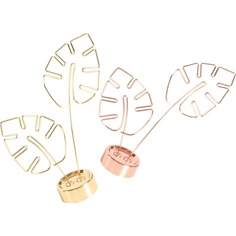 2 supports photo clips décoratifs – élégants pour mariage, anniversaire, événements