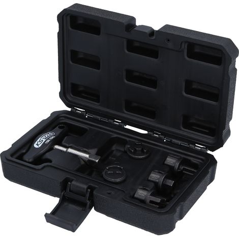 KS TOOLS Kit de profilés spéciaux 3/8' de service à huile pour les vis en plastique d’évacuation de l’huile, 6 pcs ( 150.1030 ) (1/9)
