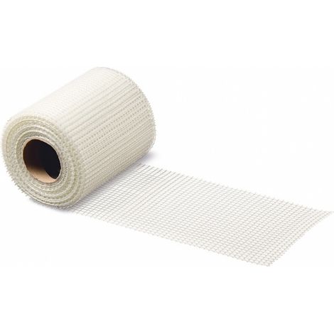 Jackon Insulation – Rouleau de bande d'armature autocollante 25m – Pour joints et raccords JACKOBOARD® – Polystyrène – Usage professionnel