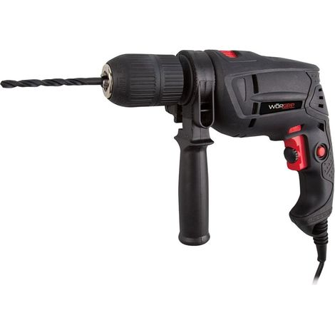 Trapano a percussione (600W 3200 giri/min 230V) con diverse modalità e accessori inclusi (1/5)