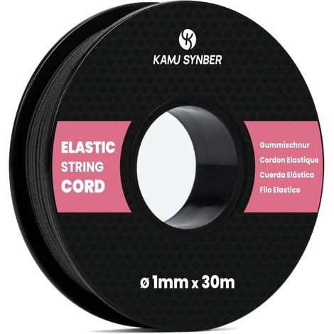 Elastic Thread 1 mm x 30 m Elastic Cord Cord Elastic String (1/5)