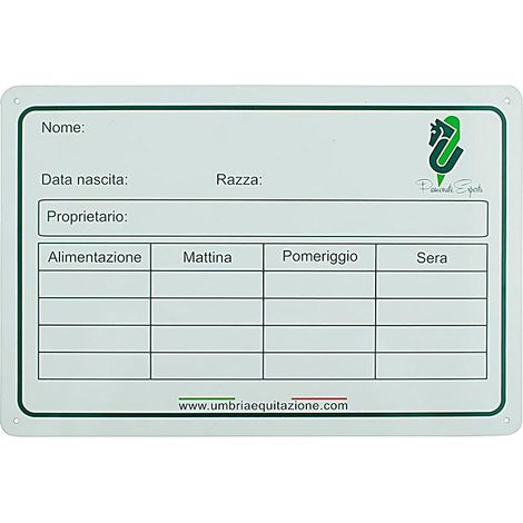 Plaque de signalisation en aluminium pour boîte