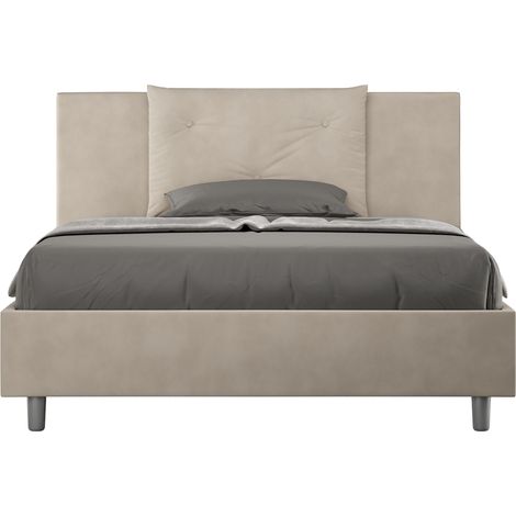 Letto Matrimoniale Francese 140x190 cm Senza Rete Appia Sabbia (1/5)