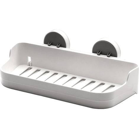 Multifunktionale Seifenschale für Bad und Küche, abnehmbarer Seifenhalter im holländischen Stil, Wandmontage, ideal für Hotels und Duschen, mit Saugnapfschwamm (1/5)