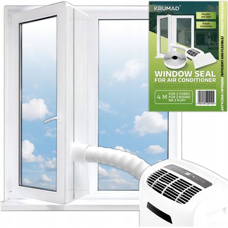 Fensterdichtung für tragbare Klimaanlagen, Schutzhülle, Fensterisolierung 4 m