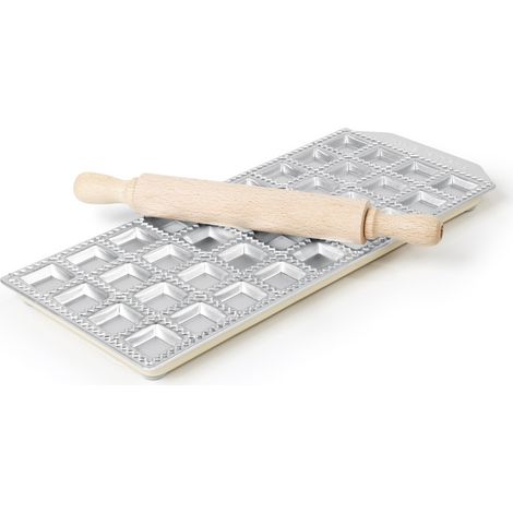 Molde con rodillo para hacer raviolis clásicos, 36 piezas - Hendi 975534
