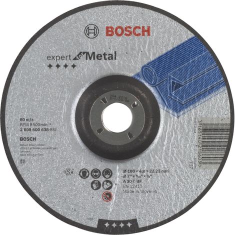 Bosch 2608600538 Disco abrasivo desbaste Expert Metal 180x4,8mm 10 uds (1/4)