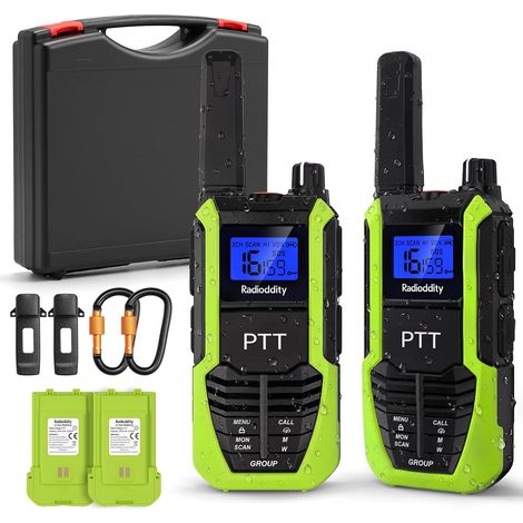 Talkie-Walkie Étanche IP67, Radio Robuste, Lot de 2 (1/5)