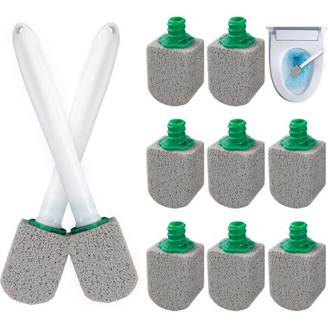Pierre Ponce Brosse Toilettes WC, 10 Recharges de Nettoyage Ponce (1/5)