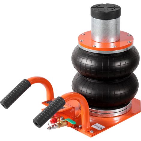 Cric Pneumatique 3 tonnes, Cric de Levage Pneumatique avec Colonne Surélevée et 6 Tubes en Acier, Facile à Soulever et Compact, pour Berline, SUV, Camionnette, Réparation Automobile, Garage (1/5)