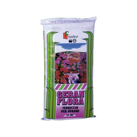 Terriccio Ammendante Per Piante Gerani Feranflora In Busta 20 Lt