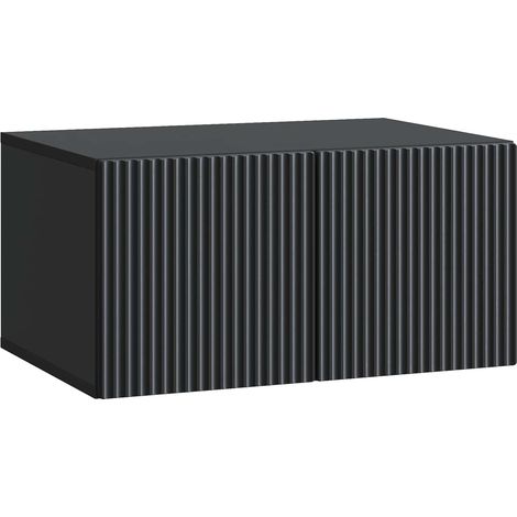 vidaXL Mobile Porta TV da Muro Nero 59,5 x 41 x 30 cm