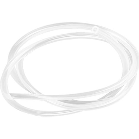 Tuyau en silicone flexible alimentaire - 3 m - 8 mm ID x 10 mm de diamètre extérieur - Transparent - Pour transfert de pompe, air et eau (1/5)