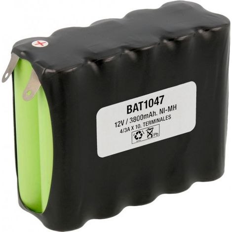 Batteria 12vdc 3800ma 4/3a Ni-mh Bat1047