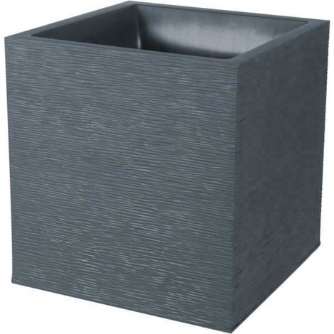 Quadratischer Graphit-Behälter 31 L - Anthrazitgrau 39 x 39 x 43 (1/5)