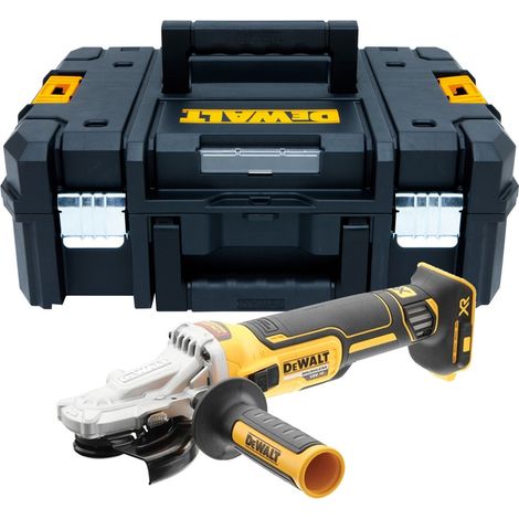 Dewalt DCG405FN 18v XR Brushless Cordless 125mm Flathead Angle Grinder + Tstak (1/3)