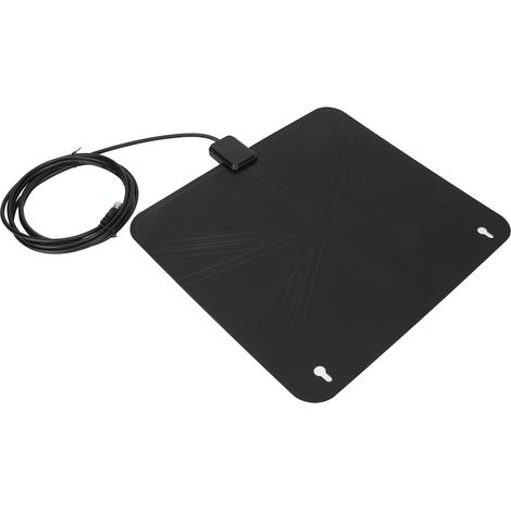 Antenne TV numérique 1080p 4K ultra-mince, portée 160 km, avec amplificateur de signal pour TV nouvelle génération. Compatible TV de nouvelle génération. (1/5)