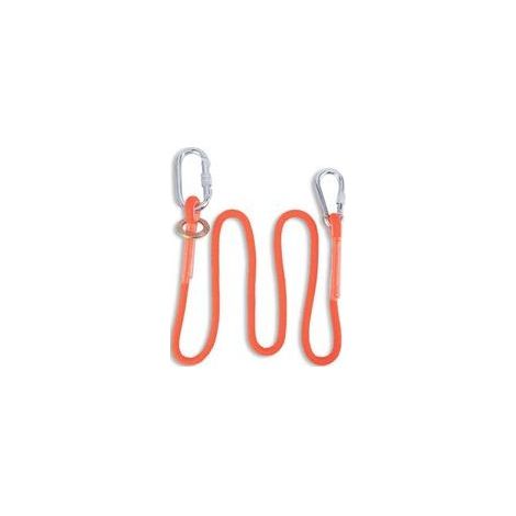 Ceinture de Sécurité pour Travaux Aériens, Longe de Protection Antichute de 1,6 m/5,25 Pieds avec Petite Boucle Ceinture de Sécurité pour Travaux Aéri (1/5)