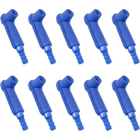 10Pcs Outil D'echange Rapide D'huile de Frein Voiture, Connecteur Liquide Système Freinage Voiture pour Voitures, Camions et Véhicules Techniques (Bleu) - (1/5)