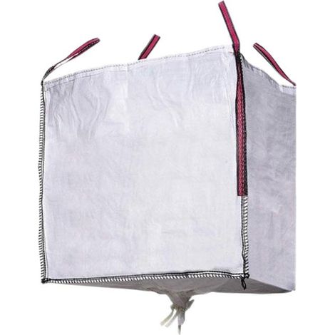 Big Bag Escombros 90x90x90cms Blanco con válcula de descarga (1/2)