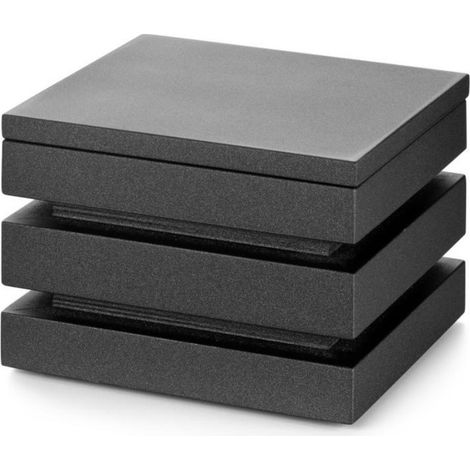 Cube en Noir Bois Cubic® avec Couvercle - Pujadas
