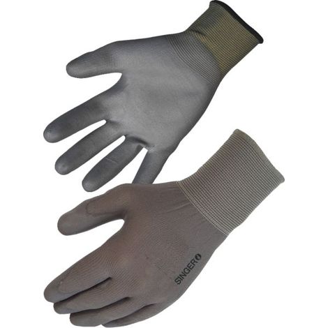 Guante de Palma Recubierto de PU Gris - Cnym713pug - T11 (par Bajo Caballero)