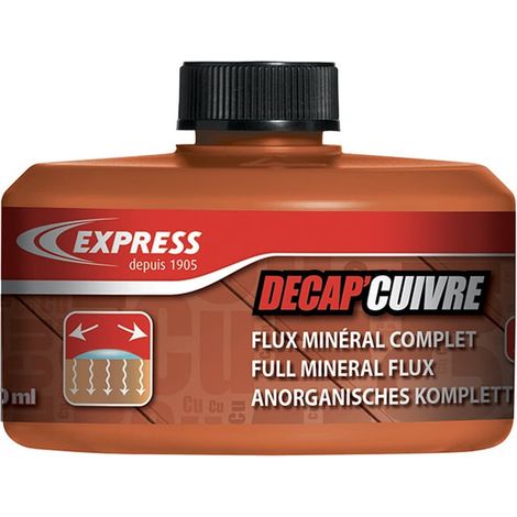 Guilbert Express – Décapant flux pour soudure cuivre – Mouillabilité élevée – Plage de température 228°C à 720°C – Flacon 320 ml (1/2)