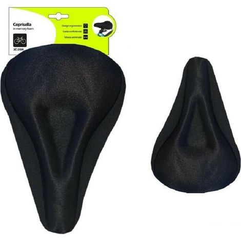 TRADE SHOP - Coprisella Copertura Sella Sellino Cuscino In Memory Foam Bici Bicicletta Xc2559 -