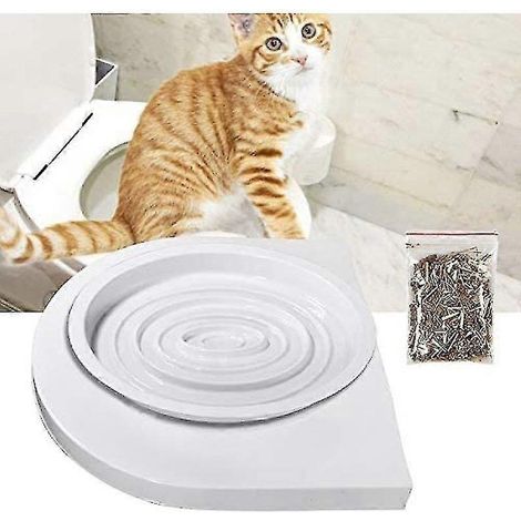 Kit de entrenamiento para gatos: 5 sencillos pasos para enseñarle a tu gato a usar el inodoro.